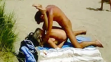 Naughty Naked Couple Caught In Steamy Sex Act At Beach