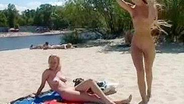 Sensational Nudists Beach Video With Two Smoking Hot, Naked Babes!