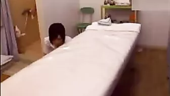 As Masseuse Masturbates Girl In Hidden Parlour Video!