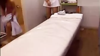 As Masseuse Masturbates Girl In Hidden Parlour Video!