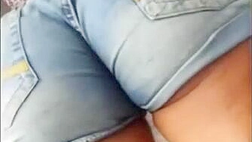 Surreptitiously Filmed Amazing Fit Ass Caught In Public