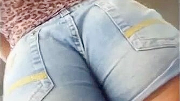Surreptitiously Filmed Amazing Fit Ass Caught In Public