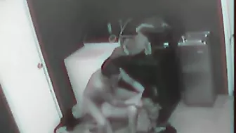 Security Camera Captures Steamy Employees' Sex Act