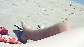 Risque Lovemaking At Secluded Public Beach