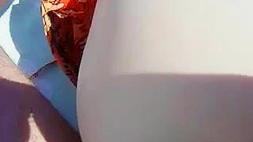 Risque Lovemaking At Secluded Public Beach