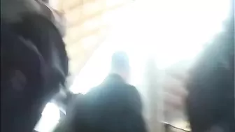 Sneaky Upskirt Photo No Panties In Public!