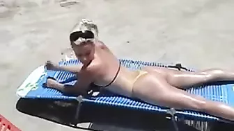 A Striking Blonde Wife Receives An Impressive Outdoor Cumshot