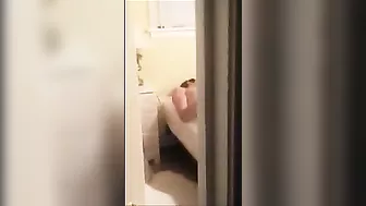 Spying on Wife while She is Fucking Her Lover in Bedroom