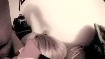 Blindfolded Wife Tricked to Suck Another Mans Dick