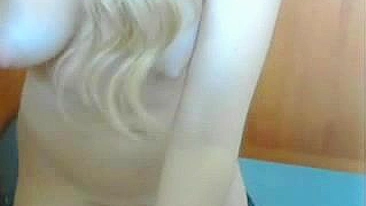 Shocking! Salacious Voyeur Video Of Blonde Bombshell Flashing Nude In Library