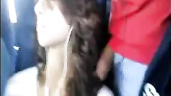 Hot Girl Dick Flashed in the Bus