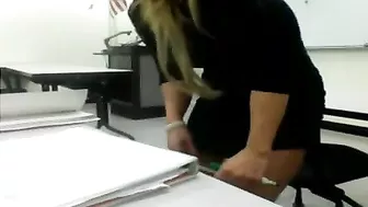 Hot Hidden Video of Sexy Latina Teacher Showing Her Ass