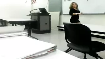 Hot Hidden Video of Sexy Latina Teacher Showing Her Ass