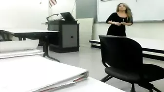 Hot Hidden Video of Sexy Latina Teacher Showing Her Ass