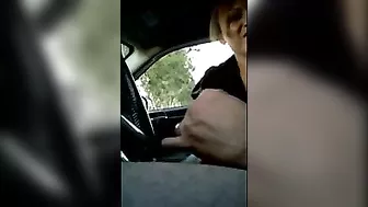 Inviting Woman Over in His Car to Give a Handjob to His Dick