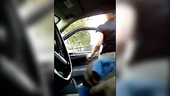 Inviting Woman Over in His Car to Give a Handjob to His Dick