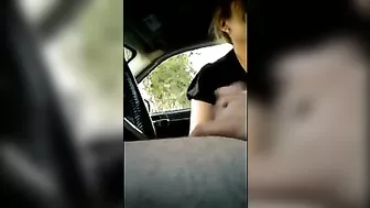 Inviting Woman Over in His Car to Give a Handjob to His Dick