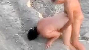 Beach Fuck Voyeur Video of Mature Couple Caught in Action