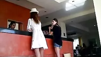 Up Skirt Video at Hotel Sexy Ass of Woman Filmed on Camera
