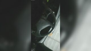 Blowjob in Car Afraid to Get Caught