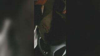 Blowjob in Car Afraid to Get Caught