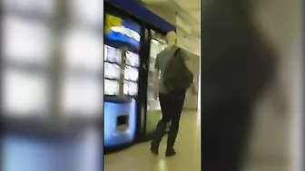 Tight Pants on Hot Blonde Girl Reveals Perfect Ass