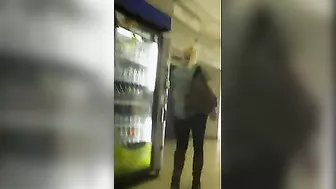 Tight Pants on Hot Blonde Girl Reveals Perfect Ass