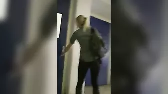 Tight Pants on Hot Blonde Girl Reveals Perfect Ass