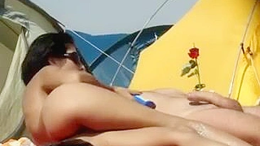 Uncensored! Unashamed! Ultimate - Nudist Romanian Hot Girlfriend Handjob Fun!