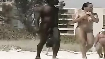Nudists Beach Video Naked Black Stud Meets Naked White Woman