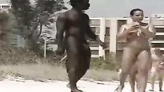 Nudists Beach Video Naked Black Stud Meets Naked White Woman