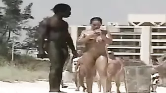 Nudists Beach Video Naked Black Stud Meets Naked White Woman