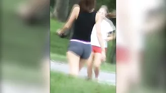 Filming A Heavenly Asscheeks In Snugdenim Spectacle