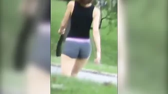 Filming A Heavenly Asscheeks In Snugdenim Spectacle