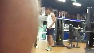 Hot Gym Chick Caught On Cam Engaging In Steamy Workout Routines!