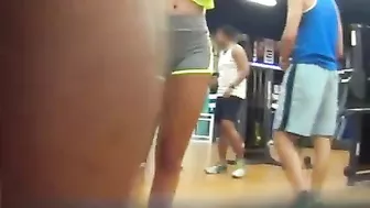 Hot Gym Chick Caught On Cam Engaging In Steamy Workout Routines!