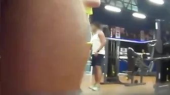 Hot Gym Chick Caught On Cam Engaging In Steamy Workout Routines!