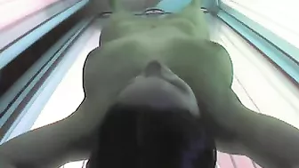 Clandestine Camera In Sultry Solarium Reveals Nude, Sexually Alluring Feline Clandestine Camera In Sultry Solarium Reveals Nude, Sexually Alluring Feline