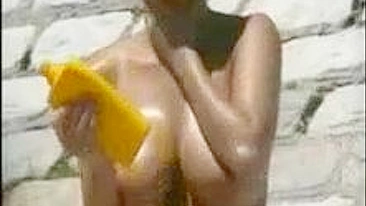 Nudists French Beach Riviera Hot Ladies with Naked Boobs