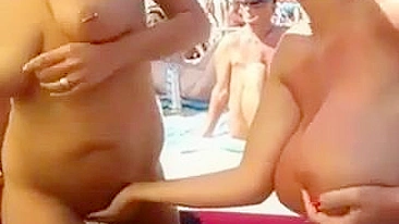Voyeuristic Nudist Swingers With Raunchy Beach Sex Filmed