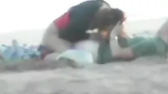 Breezy Beach Frolicking By Randy Newcomers