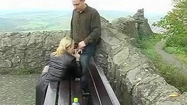 Sultry Kinky Couple Consummating Their Lust In A Public Spot