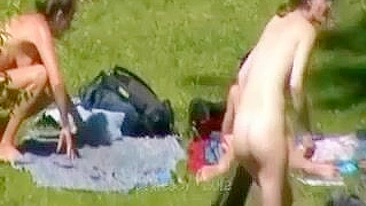 Nudists Camping Video Showing Several Naked People