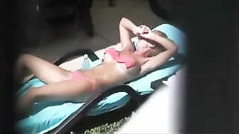 Sexy Naughty Neighbor Girl Caught On Voyeur Cam!