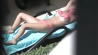 Sexy Naughty Neighbor Girl Caught On Voyeur Cam!