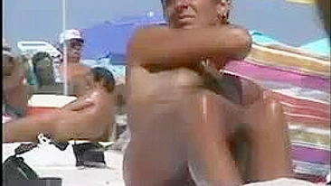 Video desnuda Voyeur playa