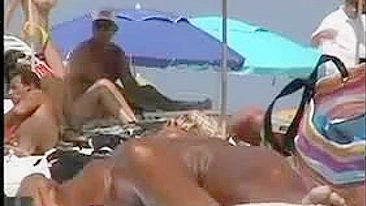 Video desnuda Voyeur playa
