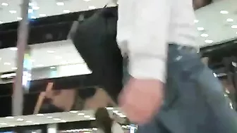 Candid Video of Legs Upskirt of Women in Public Store