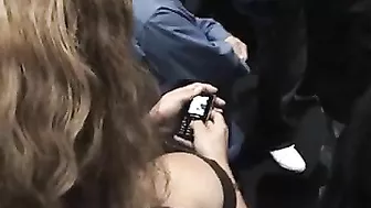 Shocking! Candid Camera Films Woman With Massive Big Boobs