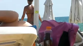 Pervy Fun On Beach With Topless Beauties, Caught On Film!